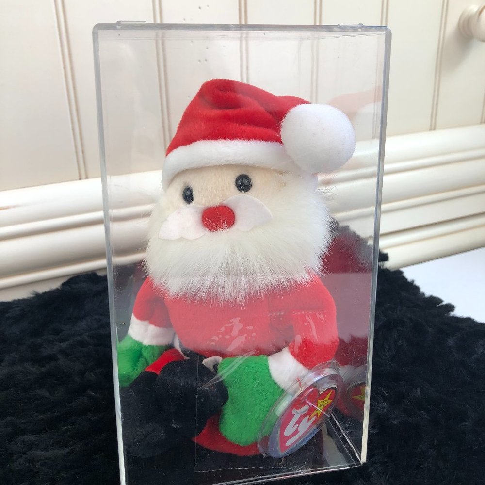RARE Vintage Christmas Ty Beanie Babies Santa 1998 NEW Collectible Classic